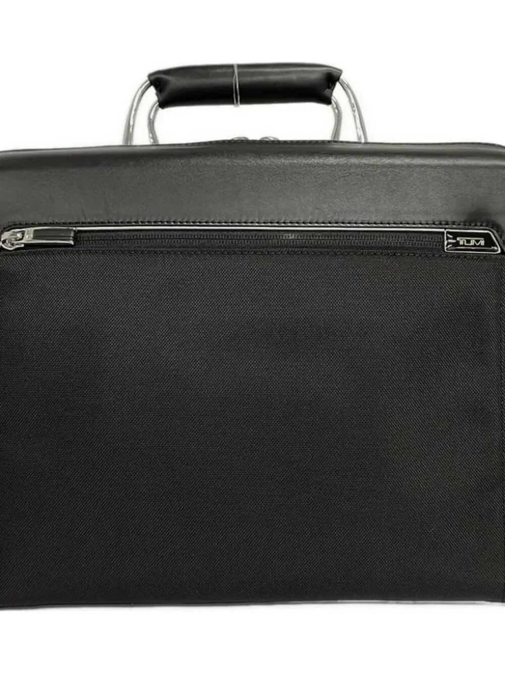 TUMI Halifax Portfolio Briefcase 255000D2 Black TUMI Nylon Leather Business Bag
